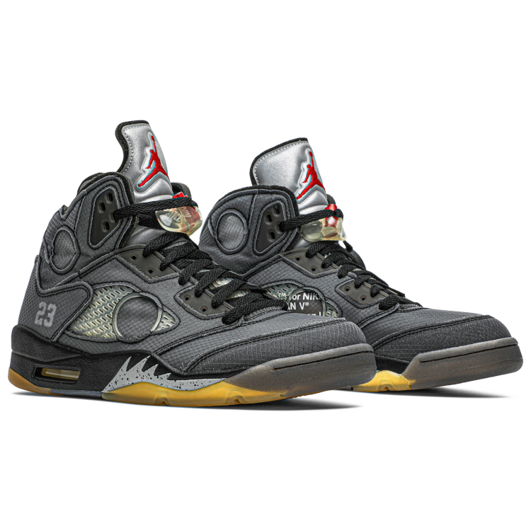 TENIS JORDAN 5 OFF WHITE MUSLIN