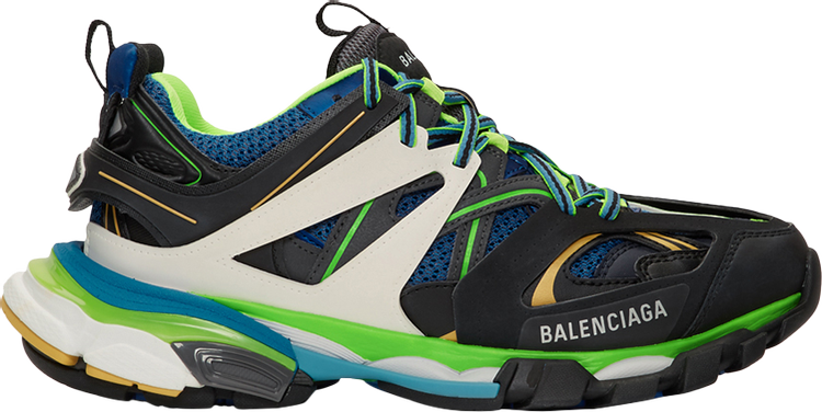 TENIS BALENCIAGA TRACK GREEN WHITE BLUE