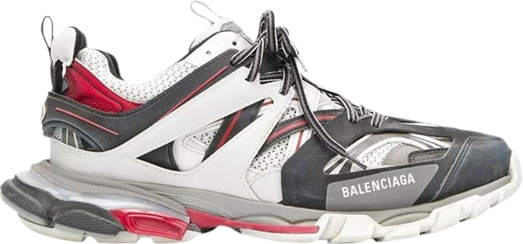 TENIS BALENCIAGA TRACK WHITE GREY RED