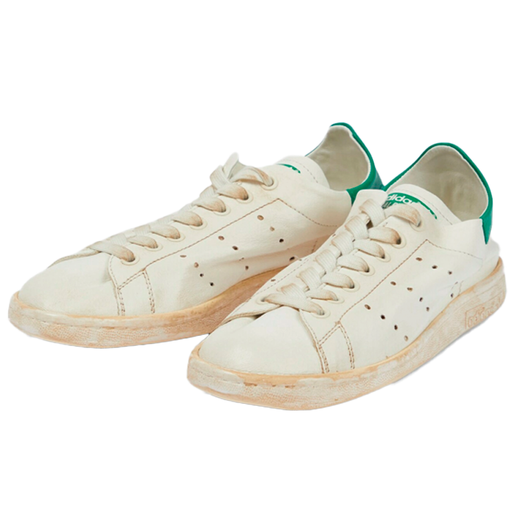 TENIS BALENCIAGA X ADIDAS STAN SMITH WORN-OUT WHITE GREEN