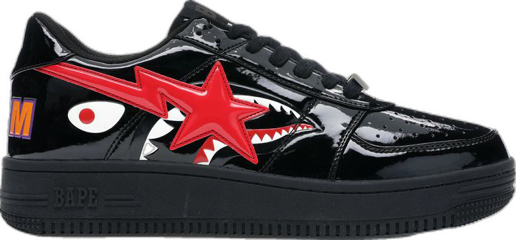 TENIS A BATHING APE BAPE STA LOW SHARK BLACK