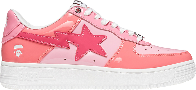 TENIS A BATHING APE BAPE STA LOW COLOR CAMO COMBO PINK