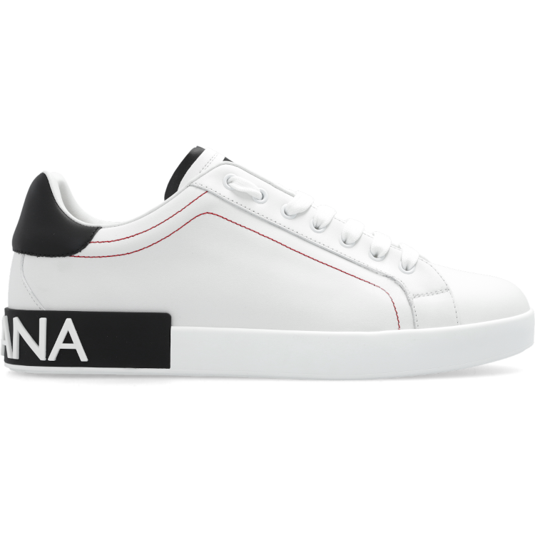 TENIS DOLCE & GABBANA PORTOFINO WHITE BLACK