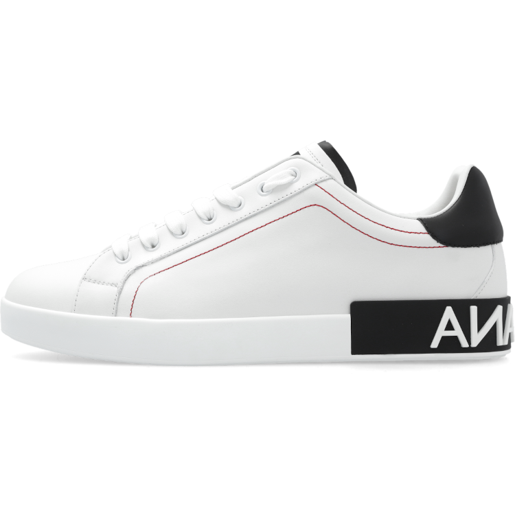TENIS DOLCE & GABBANA PORTOFINO WHITE BLACK