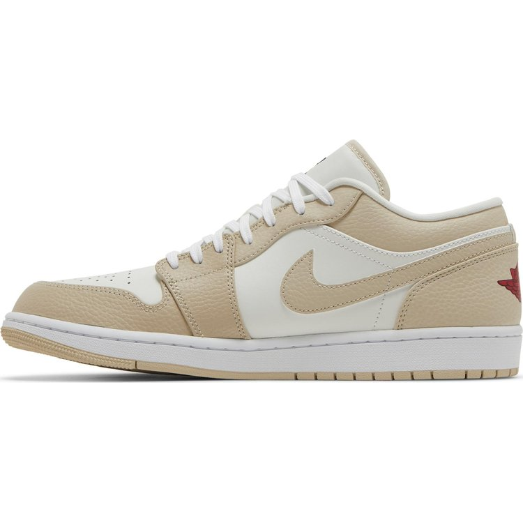 TENIS JORDAN 1 LOW SE SAIL RATTAN UNIVERSITY RED