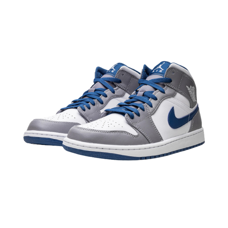 TENIS JORDAN 1 MID TRUE BLUE