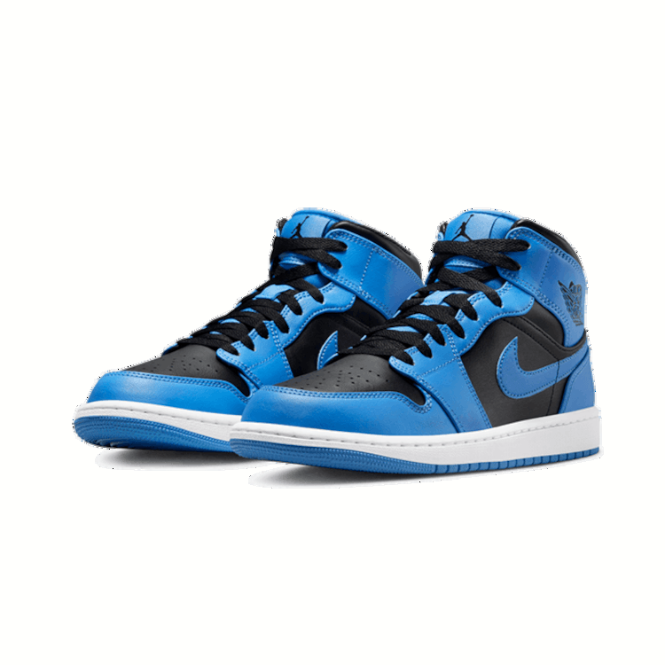 TENIS JORDAN 1 MID UNIVERSITY BLUE BLACK