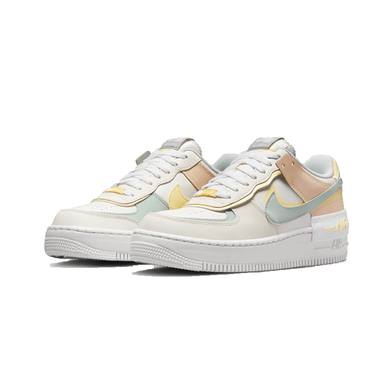 TENIS NIKE AIR FORCE 1 LOW SHADOW SAIL LIGHT SILVER CITRON TINT