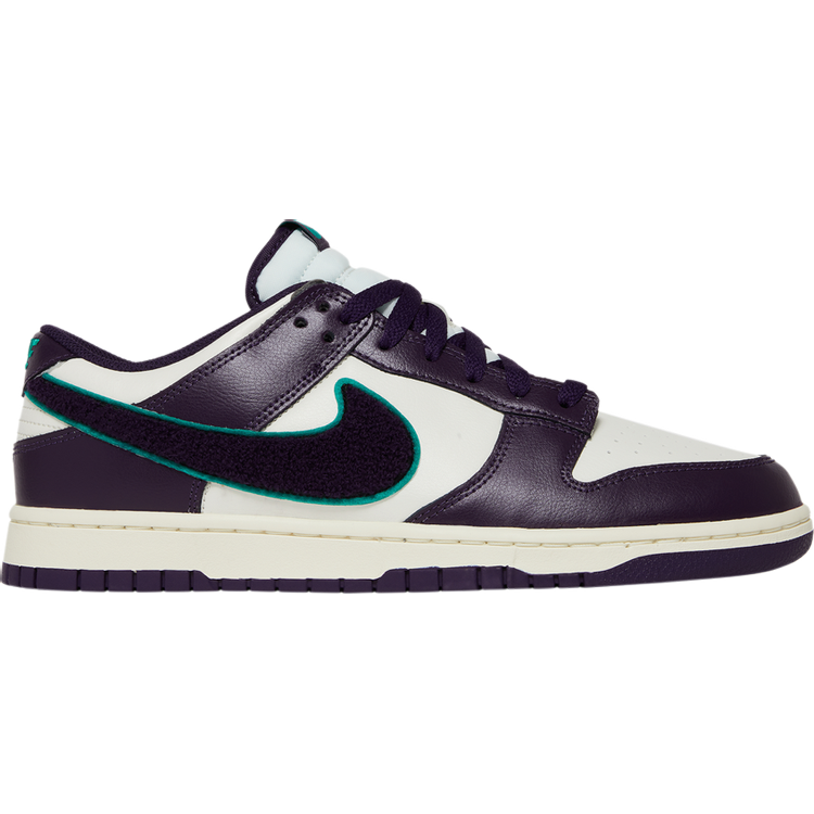 TENIS NIKE DUNK LOW CHENILLE SWOOSH SAIL GRAND PURPLE