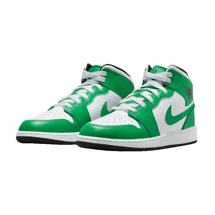 TENIS JORDAN 1 MID LUCKY GREEN 