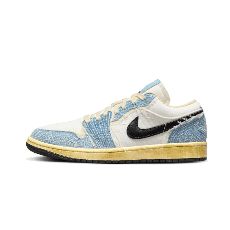 TENIS JORDAN 1 LOW SE WRMK SASHIKO DENIM