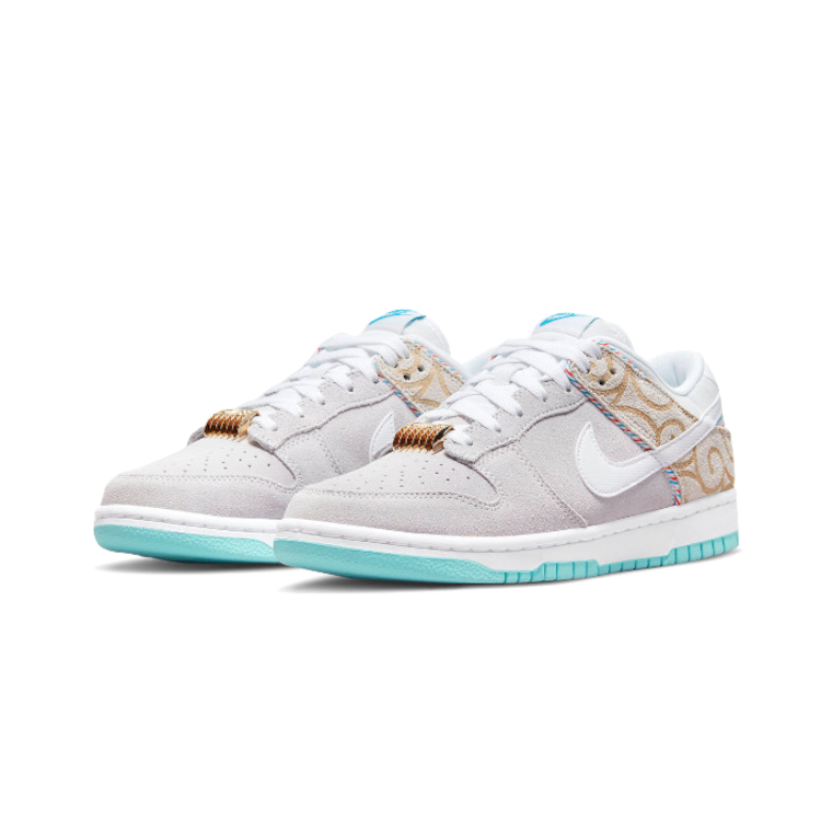 TENIS NIKE DUNK LOW SE BARBER SHOP GREY