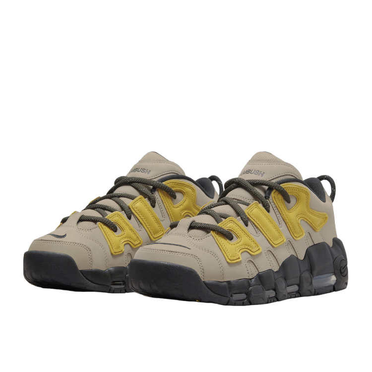 TENIS NIKE AIR MORE UPTEMPO LOW AMBUSH VIVID SULFUR LIMESTONE