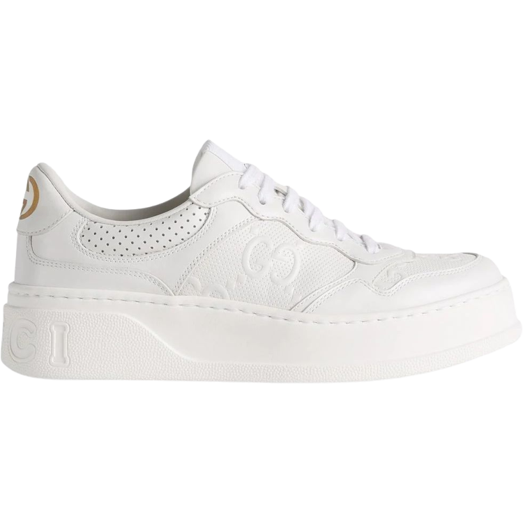 TENIS GUCCI GG EMBOSSED SNEAKER GG GREY