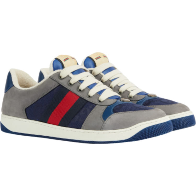 TENIS GUCCI SCREENER GG CANVAS GREY