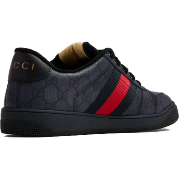 TENIS GUCCI SCREENER GG LEATHER BLACK