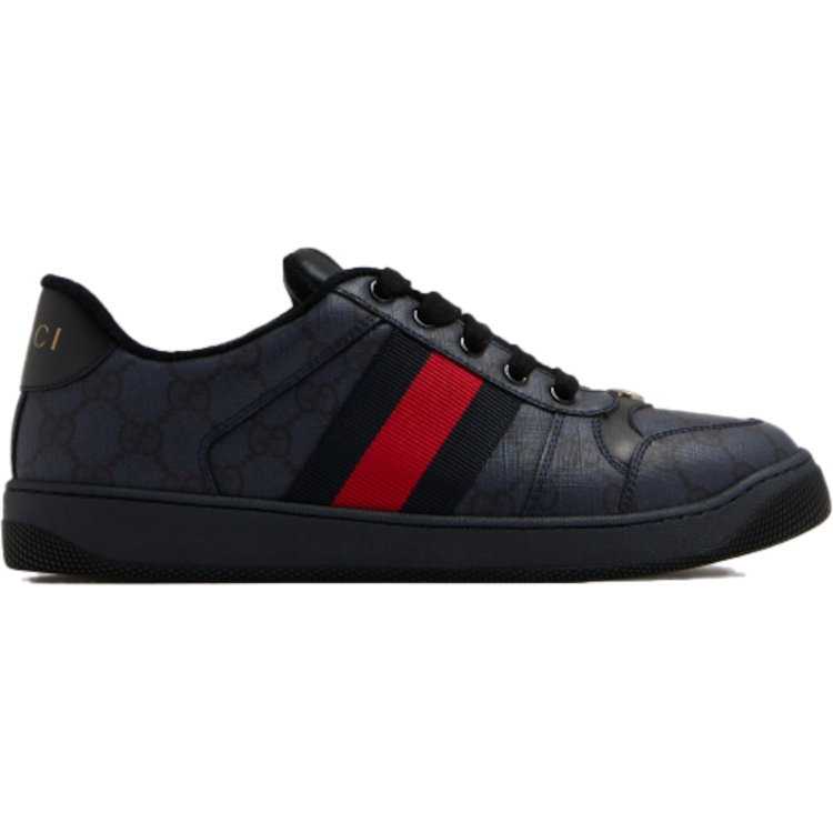 TENIS GUCCI SCREENER GG LEATHER BLACK