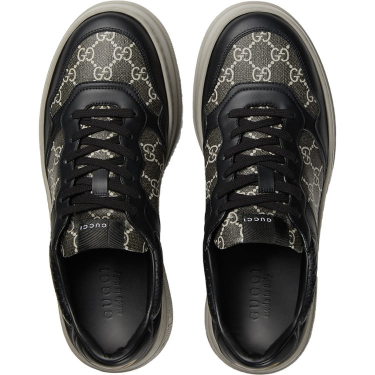TENIS GUCCI GG SNEAKER GG BLACK GREY
