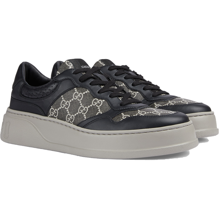 TENIS GUCCI GG SNEAKER GG BLACK GREY
