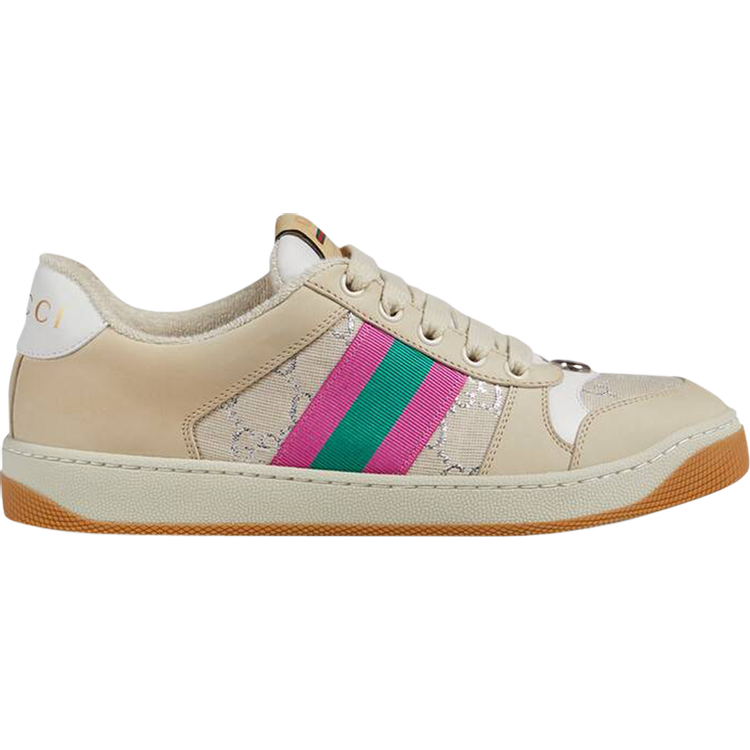 TENIS GUCCI SCREENER GG CREAM PINK 