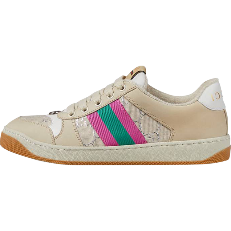 TENIS GUCCI SCREENER GG CREAM PINK