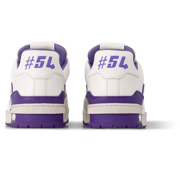 TENIS LOUIS VUITTON TRAINER #54 SIGNATURE WHITE PURPLE