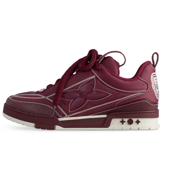TENIS LOUIS VUITTON LV SKATE SNEAKER BORDEAUX RED