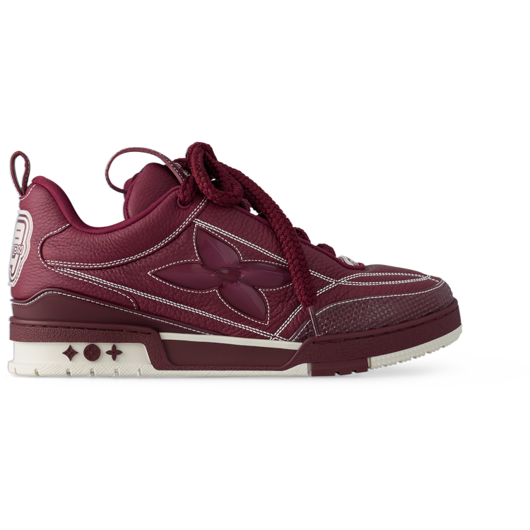 TENIS LOUIS VUITTON LV SKATE SNEAKER BORDEAUX RED
