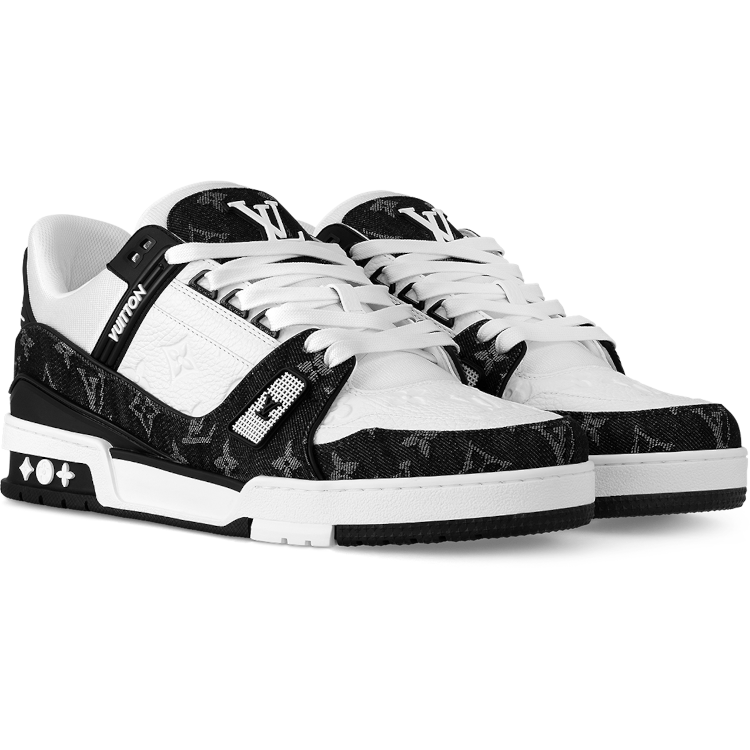 TENIS LOUIS VUITTON LV TRAINER WHITE BLACK