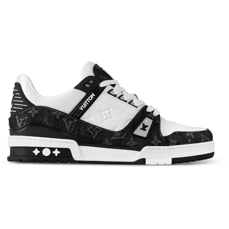 TENIS LOUIS VUITTON LV TRAINER WHITE BLACK