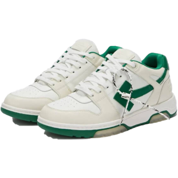 TENIS OFF-WHITE OUT OF OFFICE LOW TOPS WHITE GREEN
