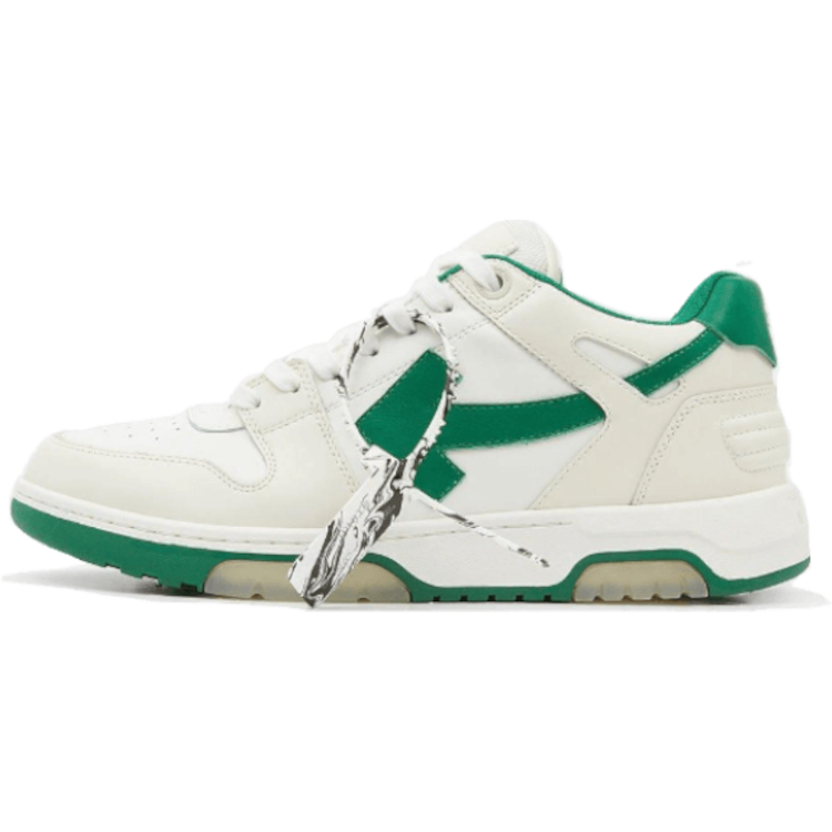 TENIS OFF-WHITE OUT OF OFFICE LOW TOPS WHITE GREEN