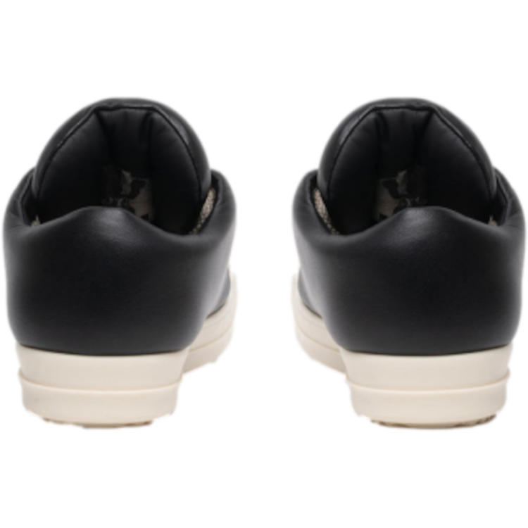 TENIS RICK OWENS LUXOR JUMBO LACE PADDED LOW SNEAKS IN ACID AND MILK PEACHED LAMBSKIN