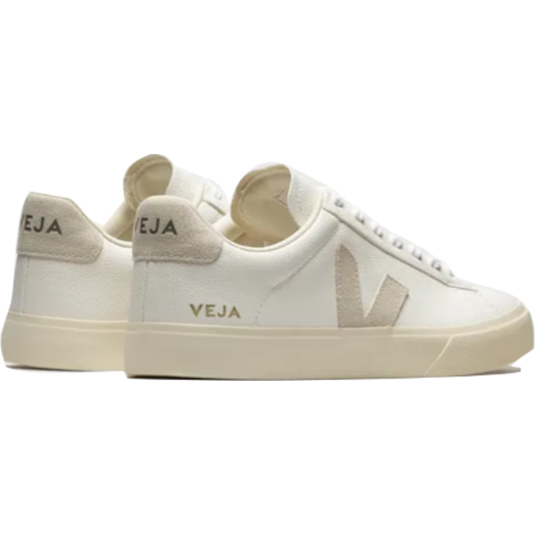 TENIS VEJA CAMPO LOW CHROMEFREE LEATHER WHITE NATURAL