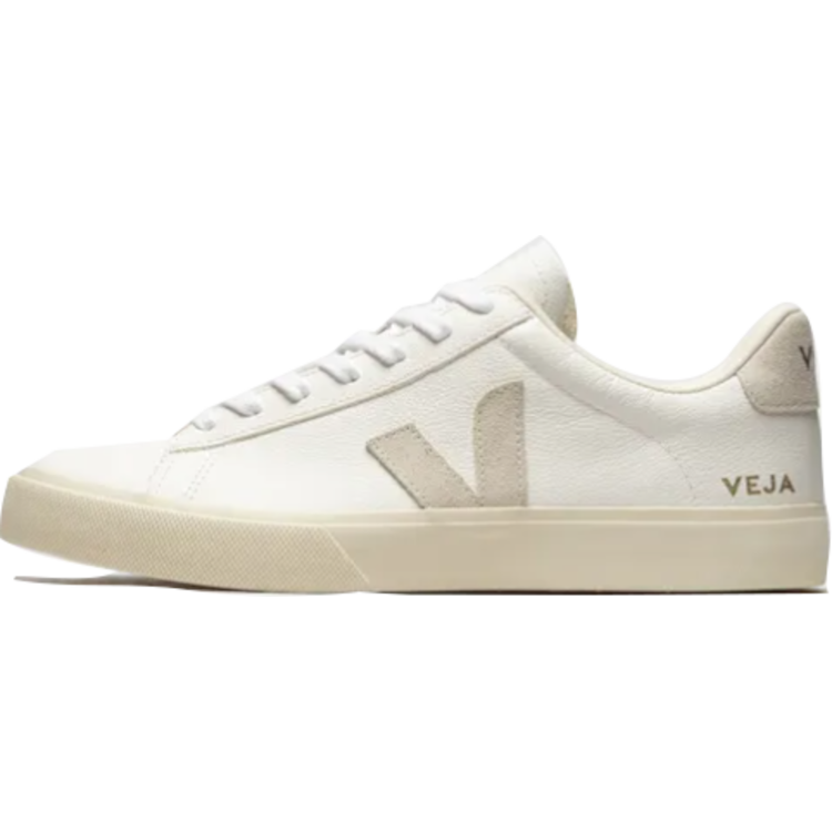 TENIS VEJA CAMPO LOW CHROMEFREE LEATHER WHITE NATURAL