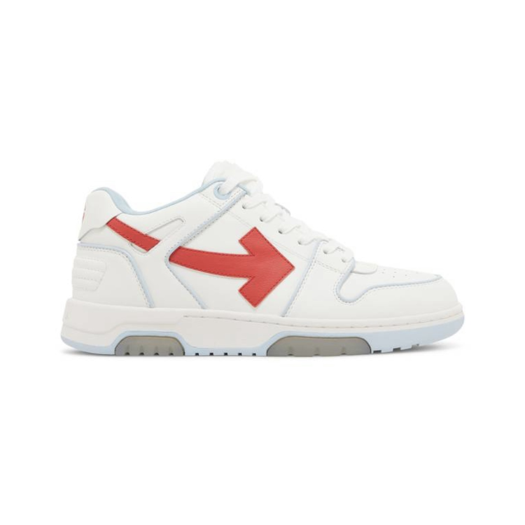 TENIS OFF-WHITE OUT OF OFFICE LOW  LIGHT BLUE RED