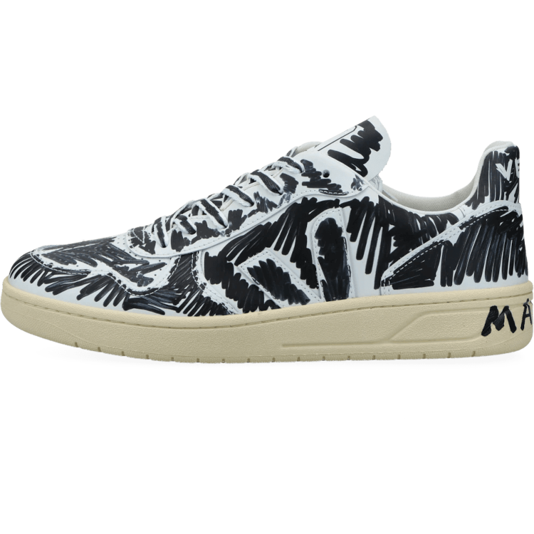 TENIS VEJA CAMPO LOW CHROMEFREE LEATHER BLACK MARSALA