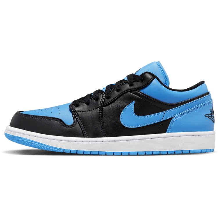 TENIS JORDAN 1 LOW BLACK UNIVERSITY BLUE
