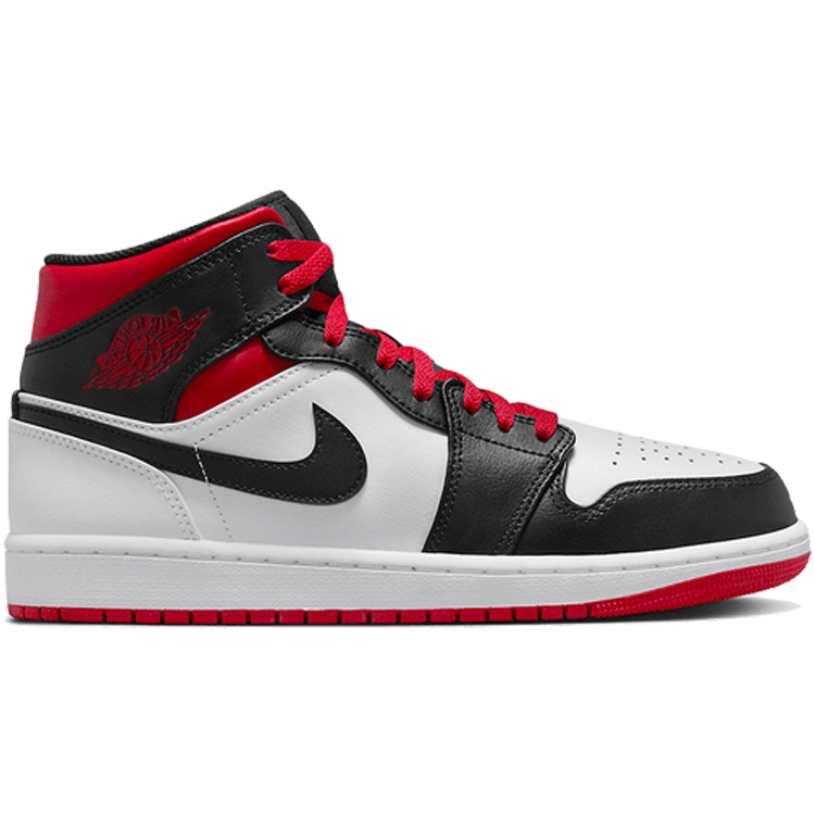 TENIS JORDAN 1 MID GYM RED BLACK TOE