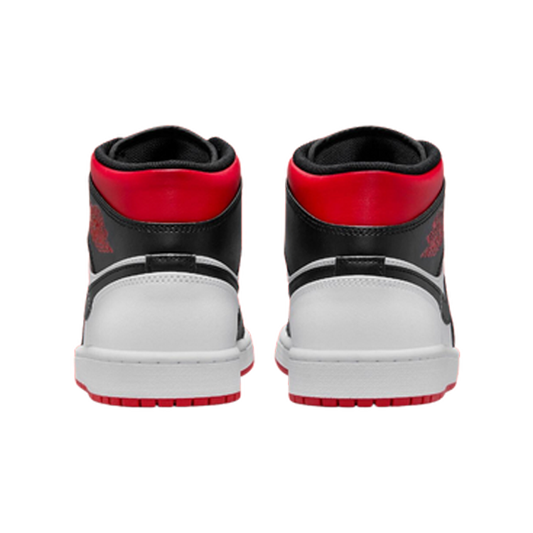 TENIS JORDAN 1 MID GYM RED BLACK TOE