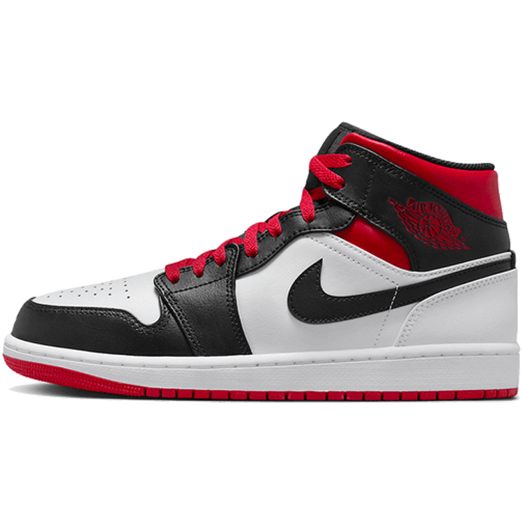 TENIS JORDAN 1 MID GYM RED BLACK TOE
