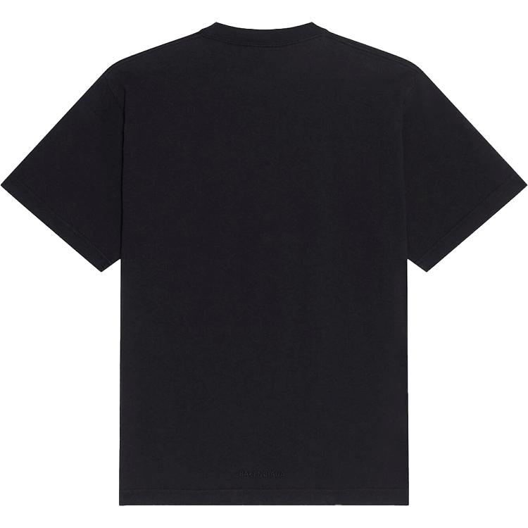 BALENCIAGA THE SIMPSONS WOMENS SMALL FIT T SHIRT BLACK