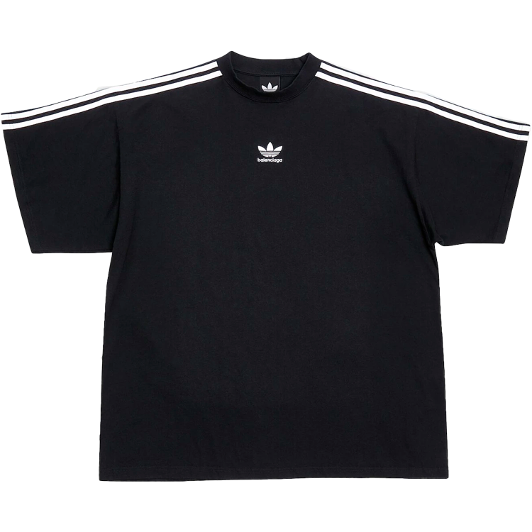 BALENCIAGA ADIDAS T SHIRT OVERSIZED BLACK