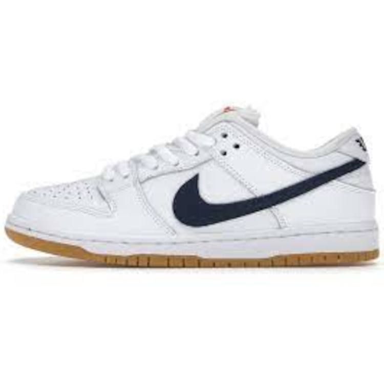 TENIS NIKE SB DUNK LOW ORANGE LABEL WHITE NAVY 