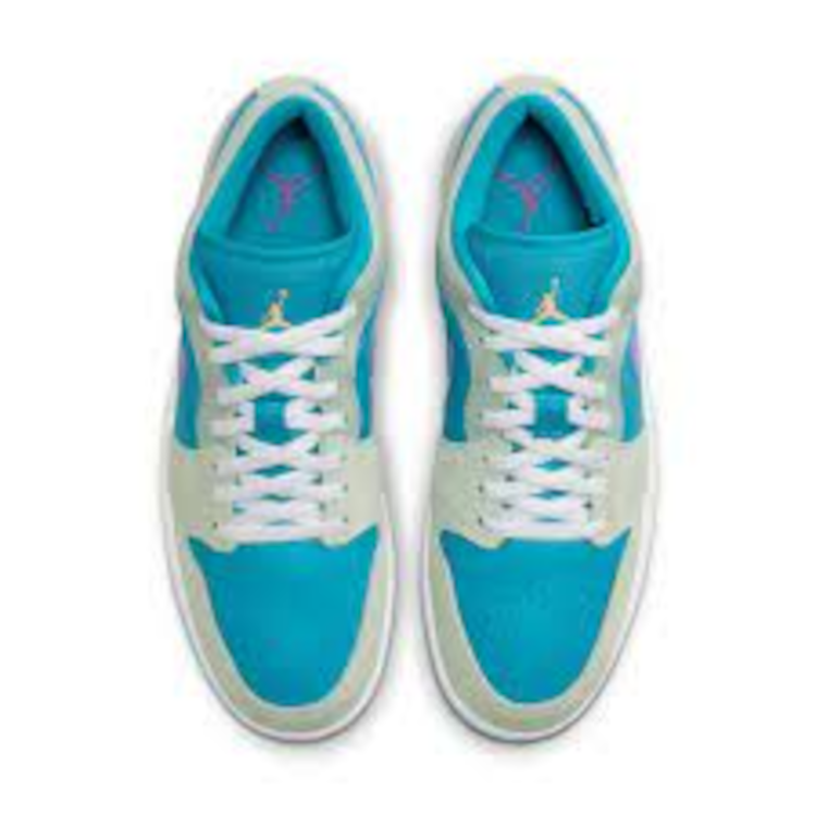 TENIS JORDAN 1 LOW SE PISTACHIO FROST AQUATONE
