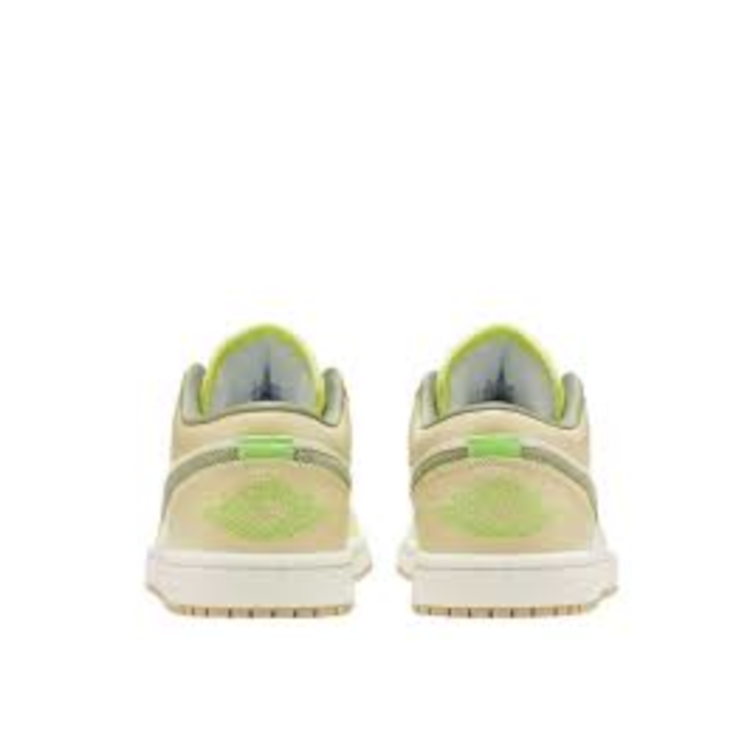 TENIS JORDAN 1 LOW SAIL WHITE OIL GREEN 
