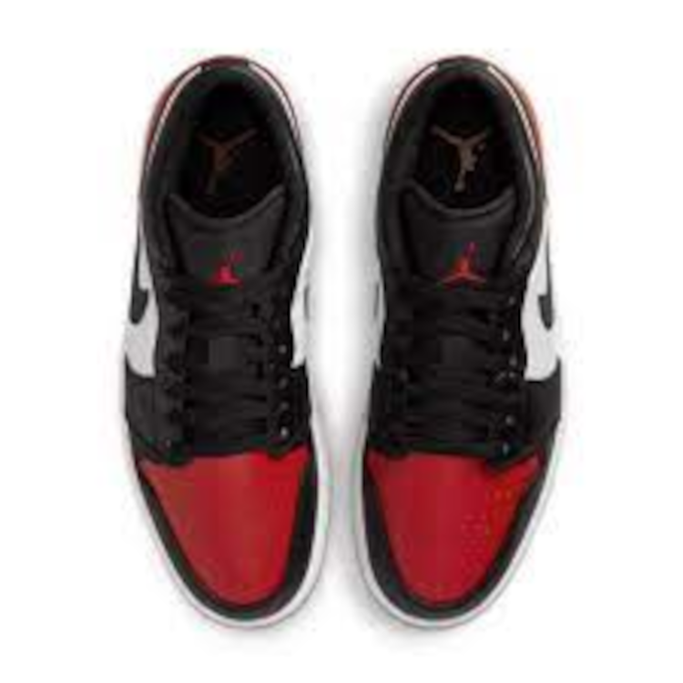 TENIS JORDAN 1 LOW BRED TOE 2.0