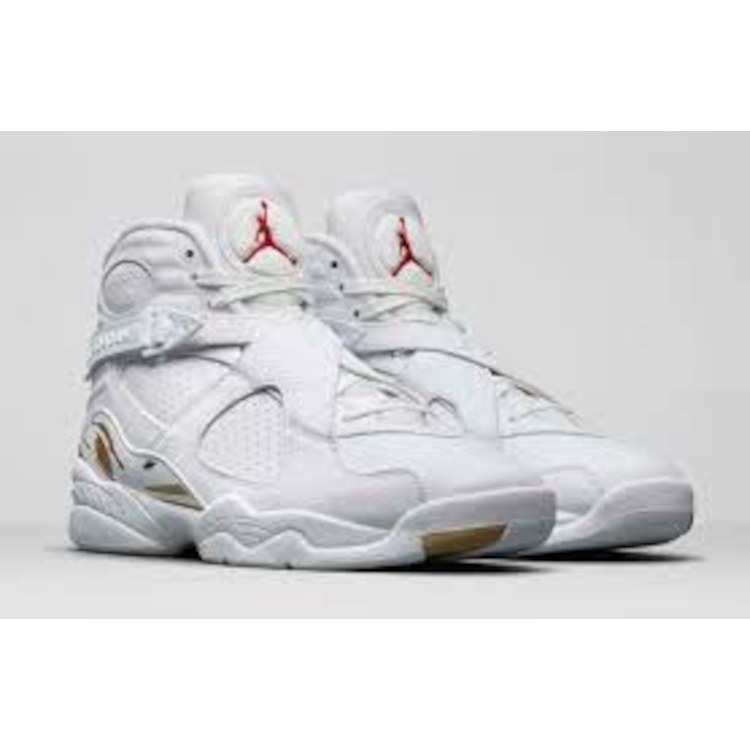 TENIS JORDAN 8 OVO WHITE 