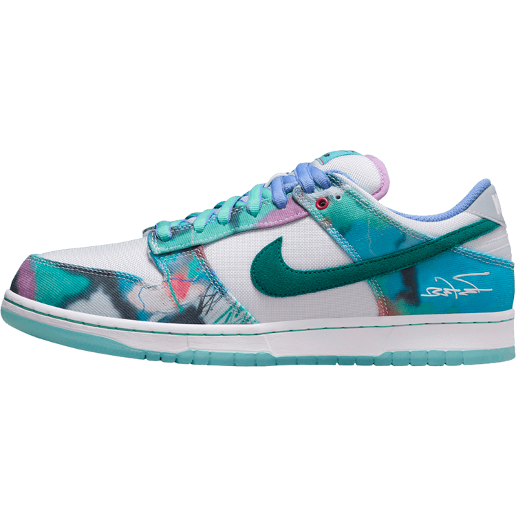 TENIS NIKE SB DUNK LOW FUTURA LABORATORIES BLEACHED AQUA