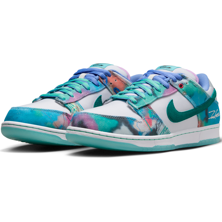 TENIS NIKE SB DUNK LOW FUTURA LABORATORIES BLEACHED AQUA